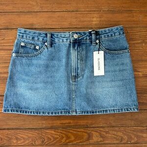 NWT Glassons Denim Mini Skirt